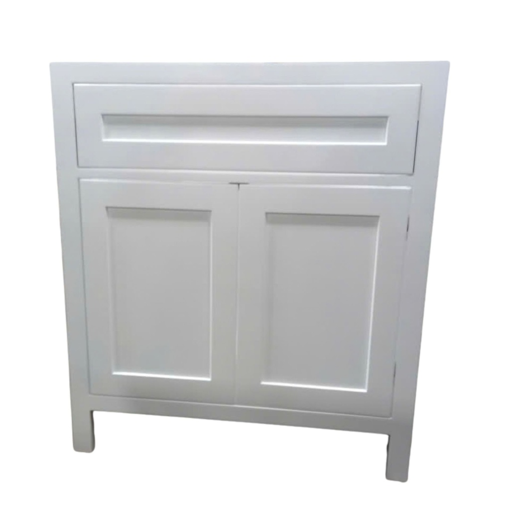 [30VKXWH01SH0012STRM] VANITY 30'' - Shaker 00 - STANDING UNIT (White WH01)