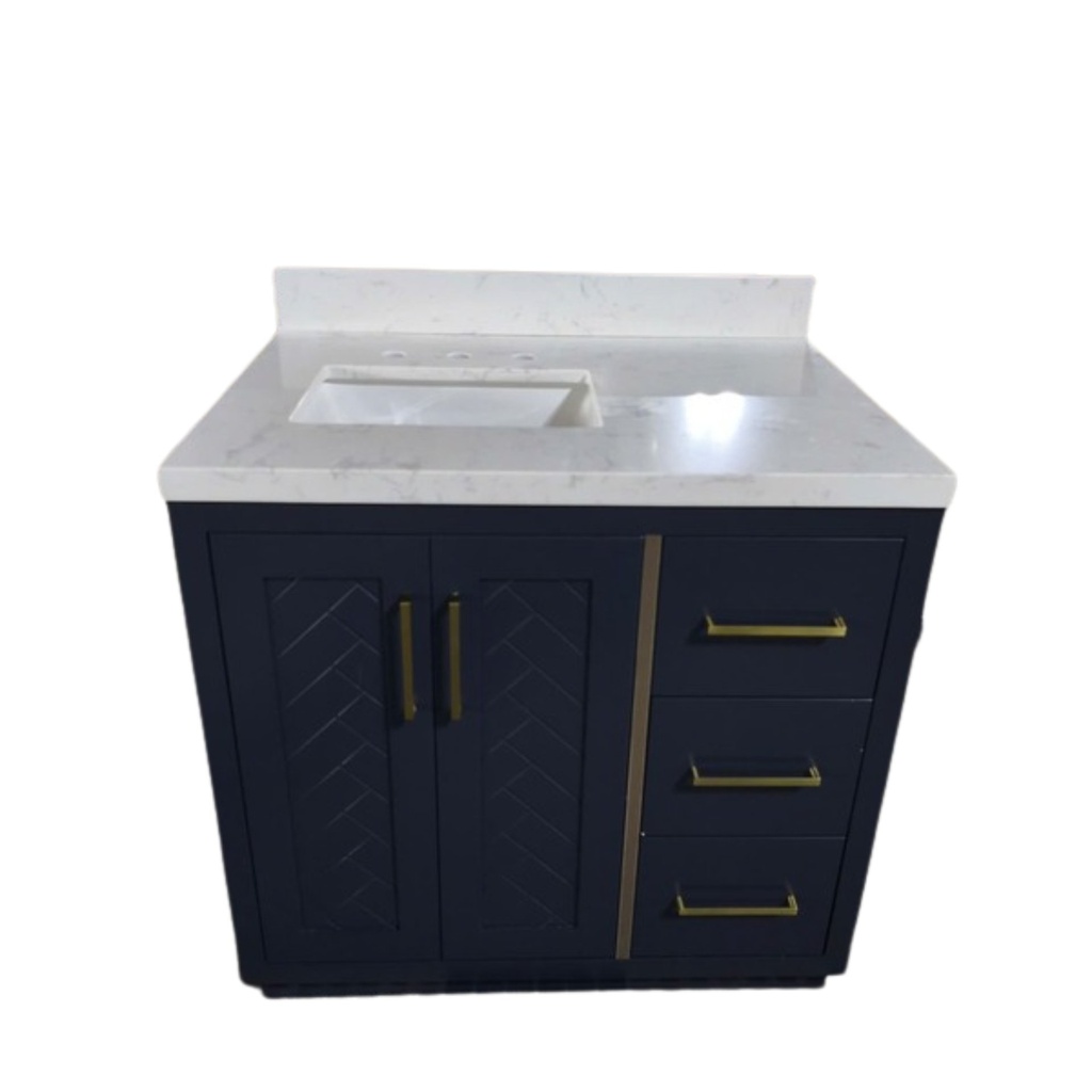 [36VWFNV01SH0012STRM] VANITY 36'' - Shaker 00 - STANDING UNIT